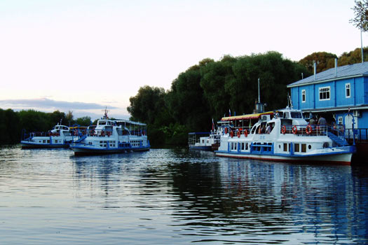 Теплоход по реке Оке